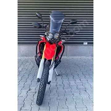 Inpreda Windshield Windscreen 59cm Smoke Compatible with Honda CRF250 Rally/CRF300 2017-2022