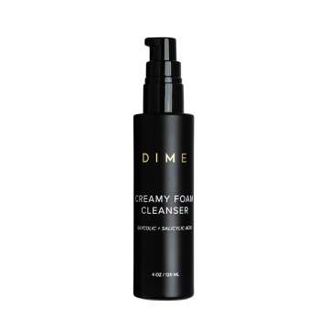 DIME Beauty Creamy Foam Cleanser, Foaming Face Wash, Daily Salicylic Acid Facial Cleanser for Oily S...