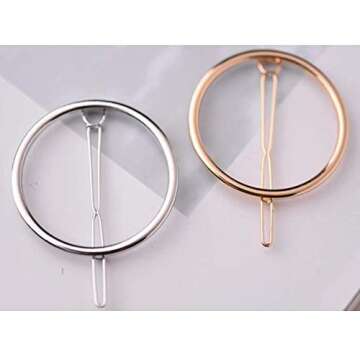 Stylish LASSUM Geometric Hairpins for Women and Girls