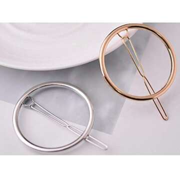 Stylish LASSUM Geometric Hairpins for Women and Girls
