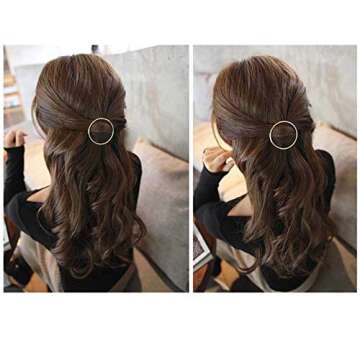 Stylish LASSUM Geometric Hairpins for Women and Girls