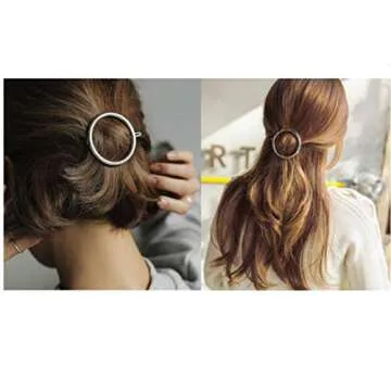 Stylish LASSUM Geometric Hairpins for Women and Girls
