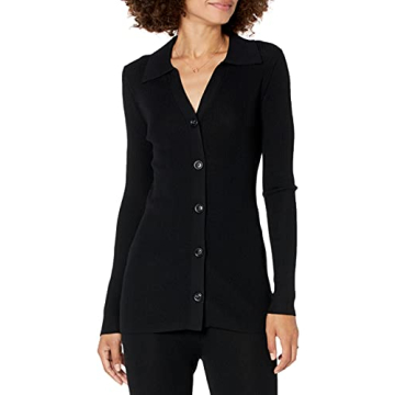 The Drop Women's Constance Sweater in Black for Chic Style