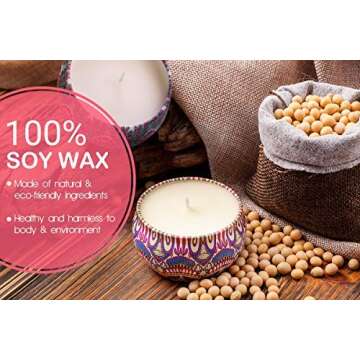 Scented Candle Set for Aromatherapy & Relaxation