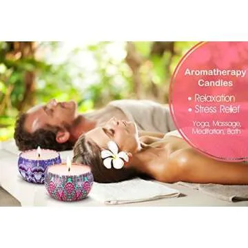 Scented Candle Set for Aromatherapy & Relaxation