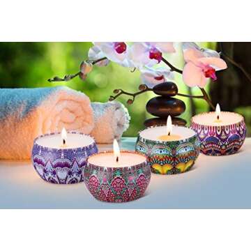 Scented Candle Set for Aromatherapy & Relaxation