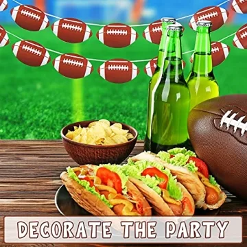 Gersoniel Football Party Decorations Set for Game Day Fun