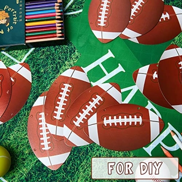 Gersoniel Football Party Decorations Set for Game Day Fun