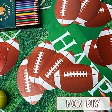 Gersoniel Football Party Decorations Set for Game Day Fun