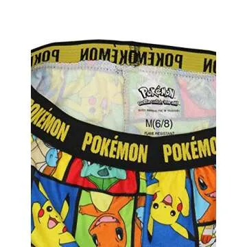Comfy Pokémon Pajama Pants for Boys 10-12