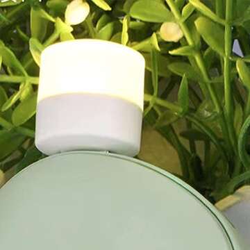 LOYAAUY USB Night Light, LED Mini Light Bulb, Plug in Night Light, Small Night Lights, Warm White, USB Light Bulb for Bedroom, Bathroom, Hallway, Nursery, Kitchen, Car USB Light 6PS (6 Warm)