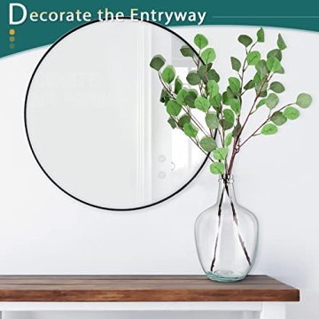 Bfttlity Tall Clear Glass Farmhouse Vase for Home Decor