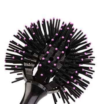 3D Bomb Curl Hair Brush for Stunning Curls and Waves