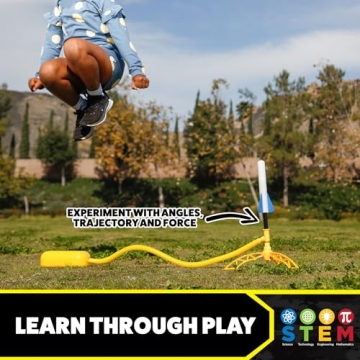 Stomp Rocket Jr Glow Launcher - Outdoor Fun for Kids