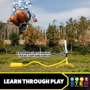 Stomp Rocket Jr Glow Launcher - Outdoor Fun for Kids