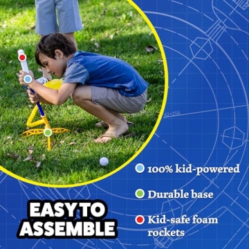 Stomp Rocket Jr Glow Launcher - Outdoor Fun for Kids