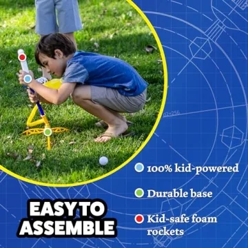 Stomp Rocket Jr Glow Launcher - Outdoor Fun for Kids