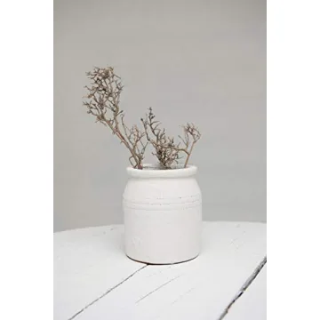 Versatile 7-Inch Terracotta Crock for Home Decor