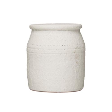Versatile 7-Inch Terracotta Crock for Home Decor