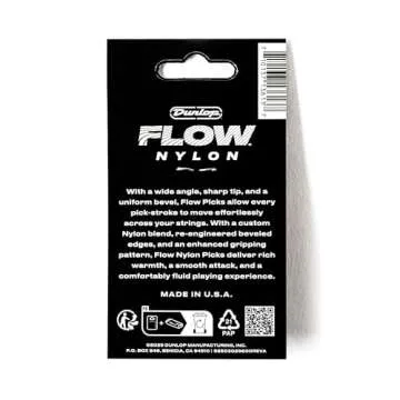 Flow Nylon Pick 1.0mm for Superior Grip and Sound