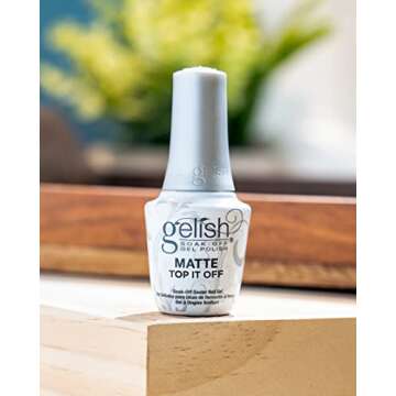 Gelish Mini Matte Top It Off Sealer Gel Top Coat LED Gel Polish