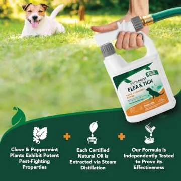 Vet's Best Flea and Tick Spray - Natural & Pet Safe Pest Control