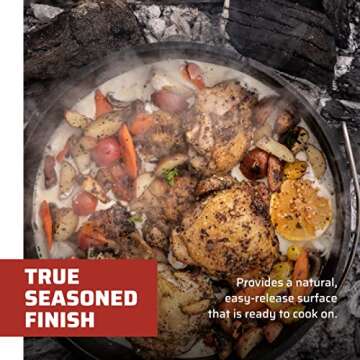 Camp Chef Deluxe Dutch Oven - Versatile Cast Iron Cooking