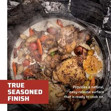 Camp Chef Deluxe Dutch Oven - Versatile Cast Iron Cooking