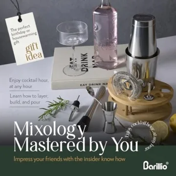 Barillio Elite Mixology Bartender Kit - 9 Piece Set