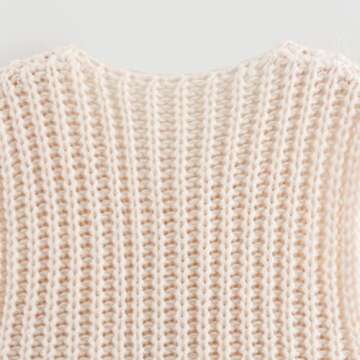 Stylish Chunky Knit Sweater Vest for Women with Pockets