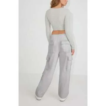 Stylish Waitfairy Womens Cargo Joggers for Everyday Comfort