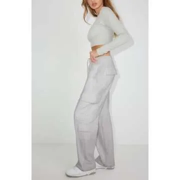 Stylish Waitfairy Womens Cargo Joggers for Everyday Comfort