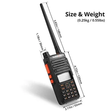 Radioddity GA-510 Ham Radio Handheld, 10W Dual Band