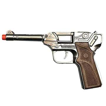 PARRIS CLASSIC QUALITY TOYS EST. 1936 Desert Fox, WWII-Themed Toy, 7.75" Long, Die-Cast Metal, Uses #913 8-Shot Action Ring Caps, Theater Prop & Costume Accessory