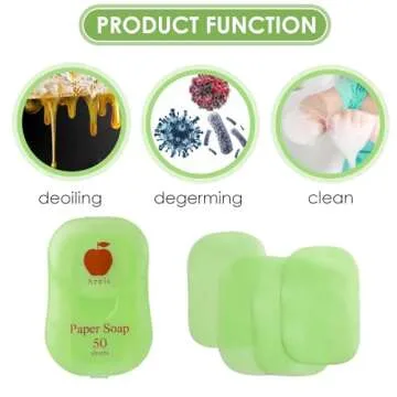 Bamsod Travel Soap Sheets - Portable Hygiene Anywhere!