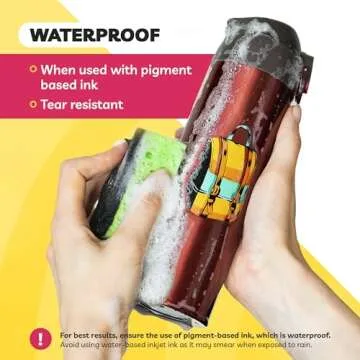 90% Clear Sticker Paper for Incredible Crafting Results