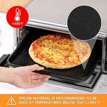 AIEVE Oven Liners Non-stick Mats for Air Fryers & Ovens