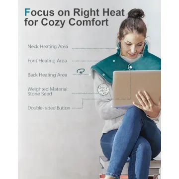 Soothing Heating Pad for Neck and Shoulder Pain Relief