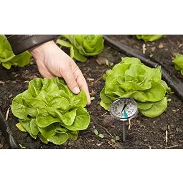 Stainless Steel Soil Thermometer for Gardening Needs