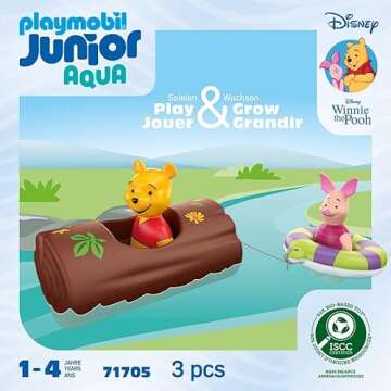 PLAYMOBIL Junior & Disney: Winnie The Pooh's & Piglet's Water Adventure