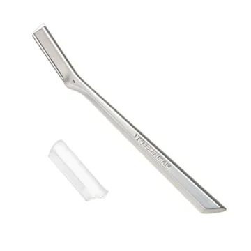 Tweezerman Stainless Steel Facial Razor for Smooth Skin