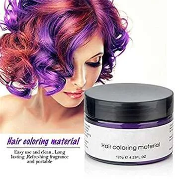 Temporary Hair Color Pomade for Men & Women - 4.23 oz