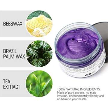 Temporary Hair Color Pomade for Men & Women - 4.23 oz