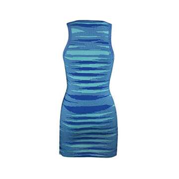 Y2K Sexy Bodycon Dress for Women - Halter Neck Sleeveless Midi Dress