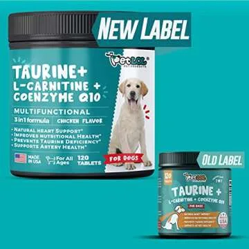 Pet LOL Taurine Supplement for Heart Health in Dogs