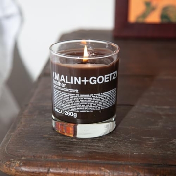 MALIN + GOETZ Women's Leather Candle - Luxury Aroma Experience