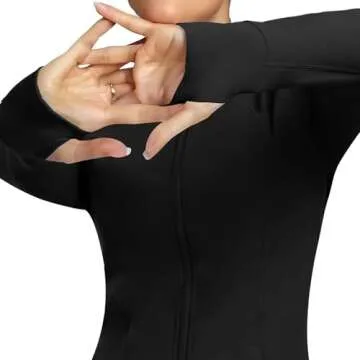 Cighay Women's Zip-Up Lightweight Workout Jacket