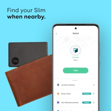 Tile Slim 2022 - Bluetooth Tracker for Wallet Finder