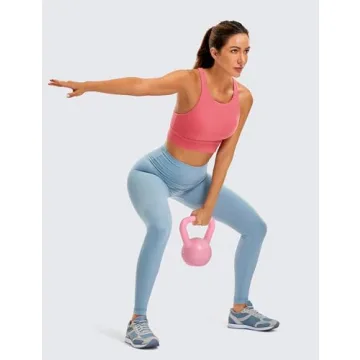 CRZ YOGA Butterluxe High Neck Sports Bra - Soft & Stylish