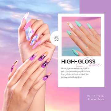 Beetles Coastal Twilight 23Pcs Gel Nail Polish Set